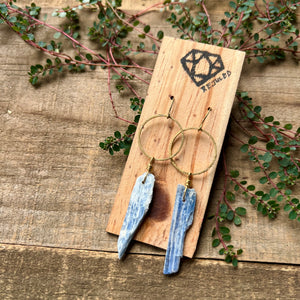 Blue Kyanite Earrings