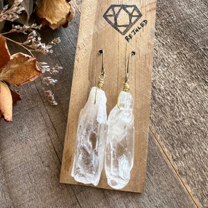 Quartz Crystal Earrings – REJuled - Main Image